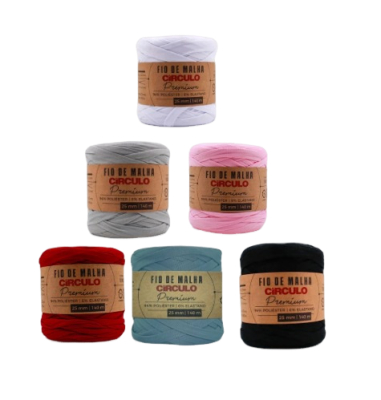 FIO DE MALHA CIRCULO PREMIUM 25MM